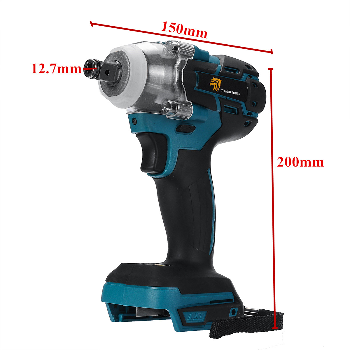 18V Electric Rechargeable Brushless Impact Wrench Cordless 1/2 Socket Wrench Power Tool For Makita Battery DTW285Z - Image 6