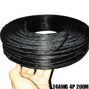 1M 24AWG Silicone Wire 4P 5P Power Cable Multi-core Cable High Temperature Parallel Wire 4 core 5 core Ultra-softTest Line