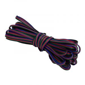 4Pin RGB Electrical Wires Cable Extension Wire 3M 5M 10M 20M 30M 22 awg Connect for 3528 5050 LED Strip Light