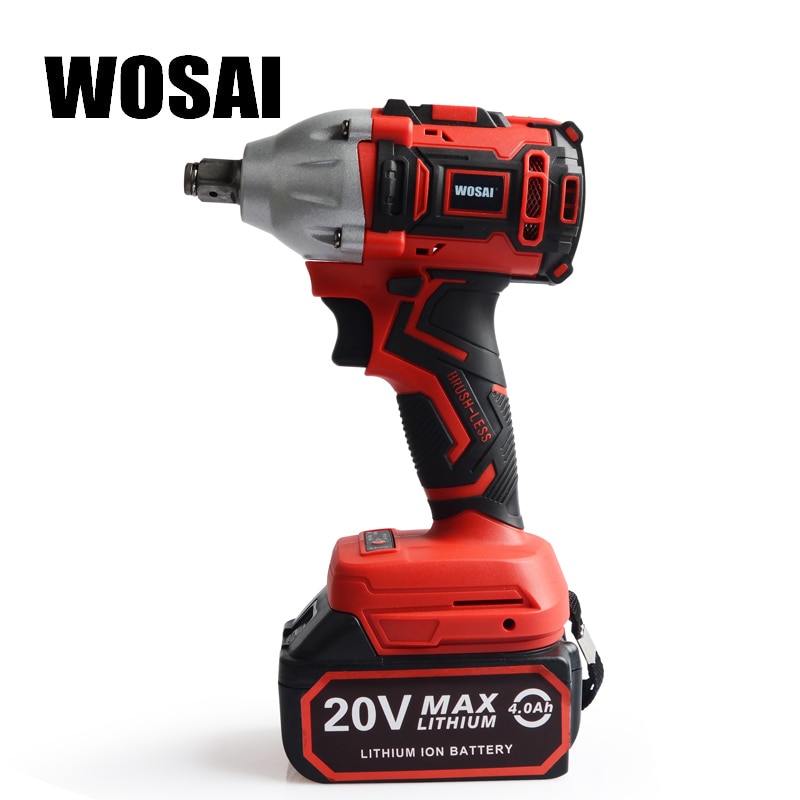 WOSAI 20V Brushless Electric Wrench Impact Wrench Socket Wrench 320N.m 4.0AH Li Battery Hand Drill Installation Power Tools - Image 5